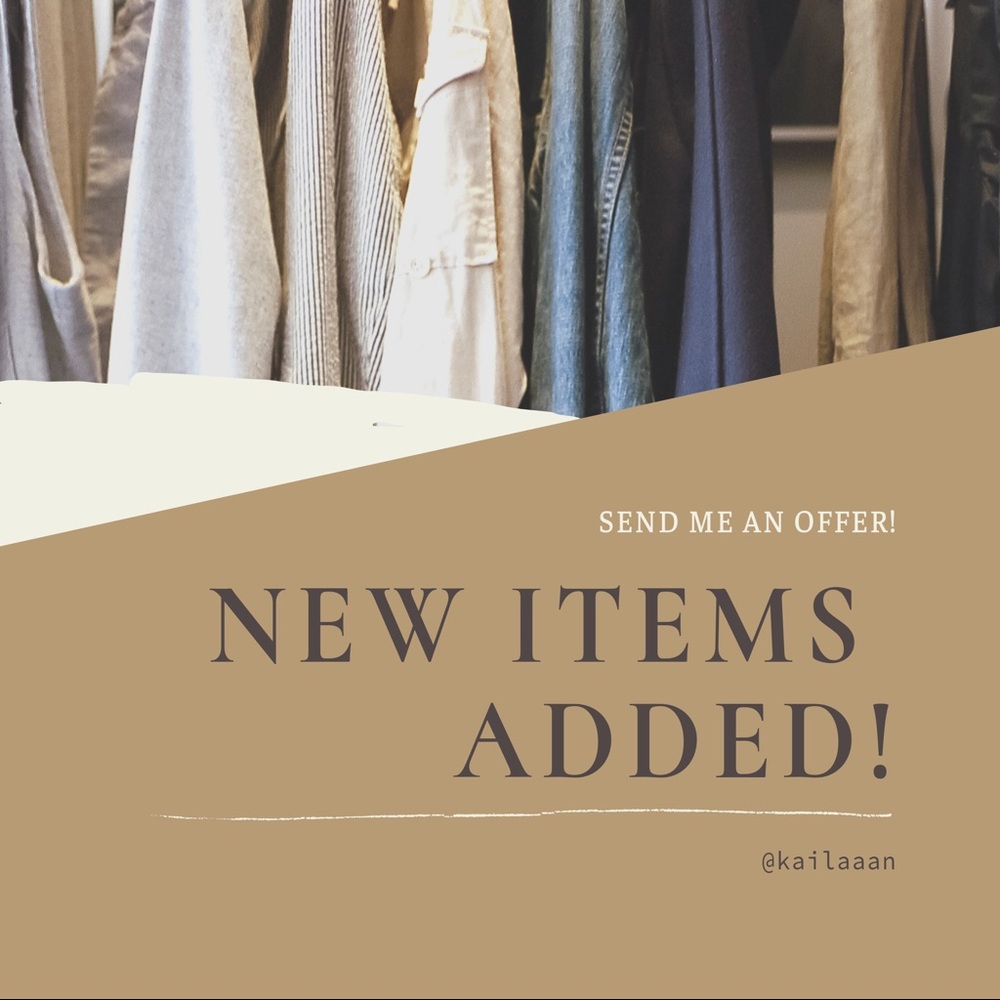 ❗️NEW ITEMS IN CLOSET❗️